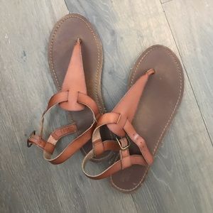 Brown sandals